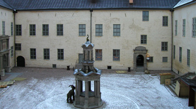 Inre borggården på Kalmar slott