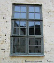 Ett fönster på Kalmar slott